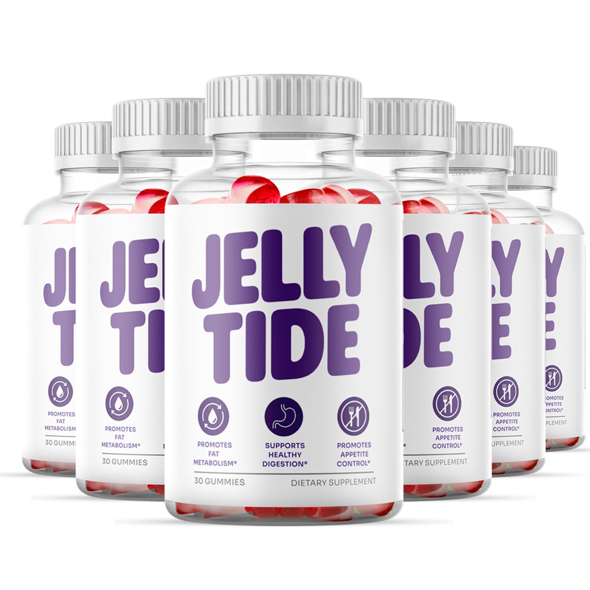 JellyTide® 6 bottle pack — 180-day metabolism support supply