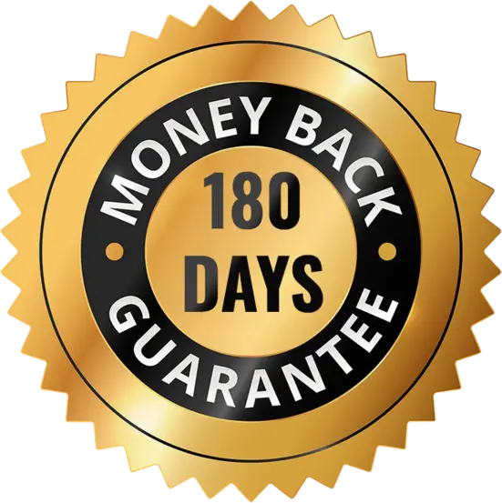 JellyTide 60-day money-back guarantee badge